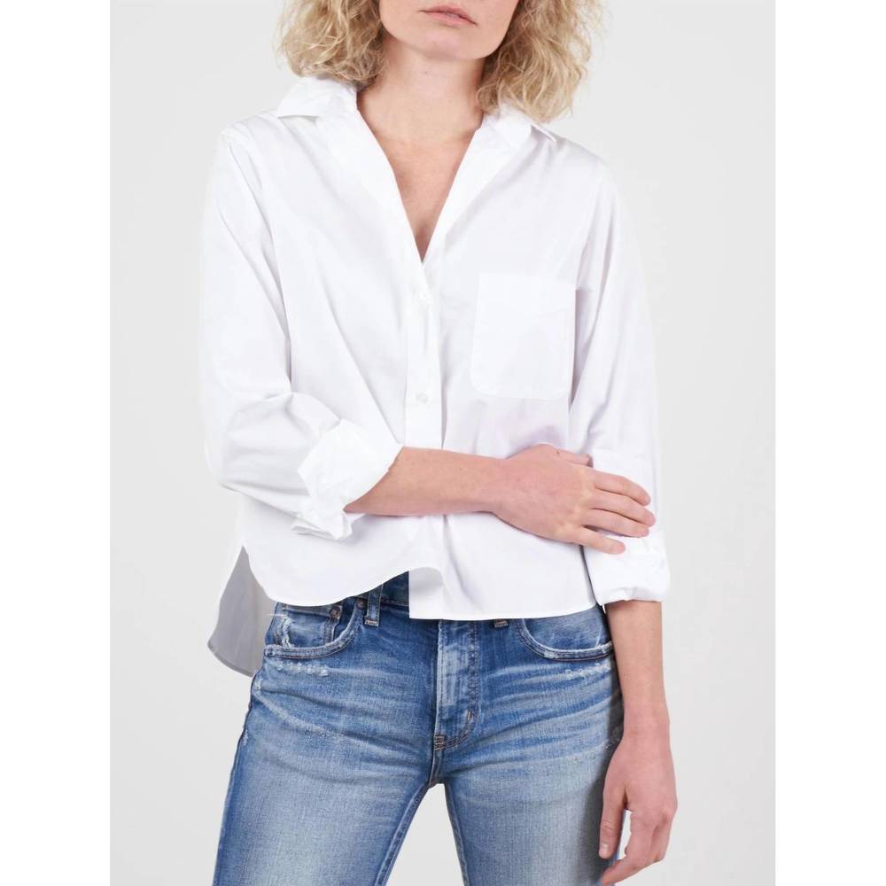 Frank & Eileen White Button-Down Shirt